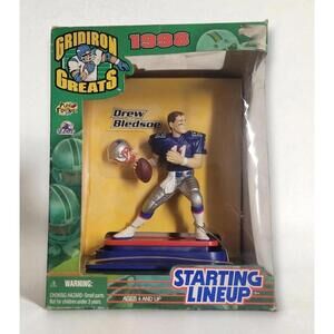 1998 Starting Lineup Drew Bledsoe Gridiron Greats – NFL Patriots QB NIB